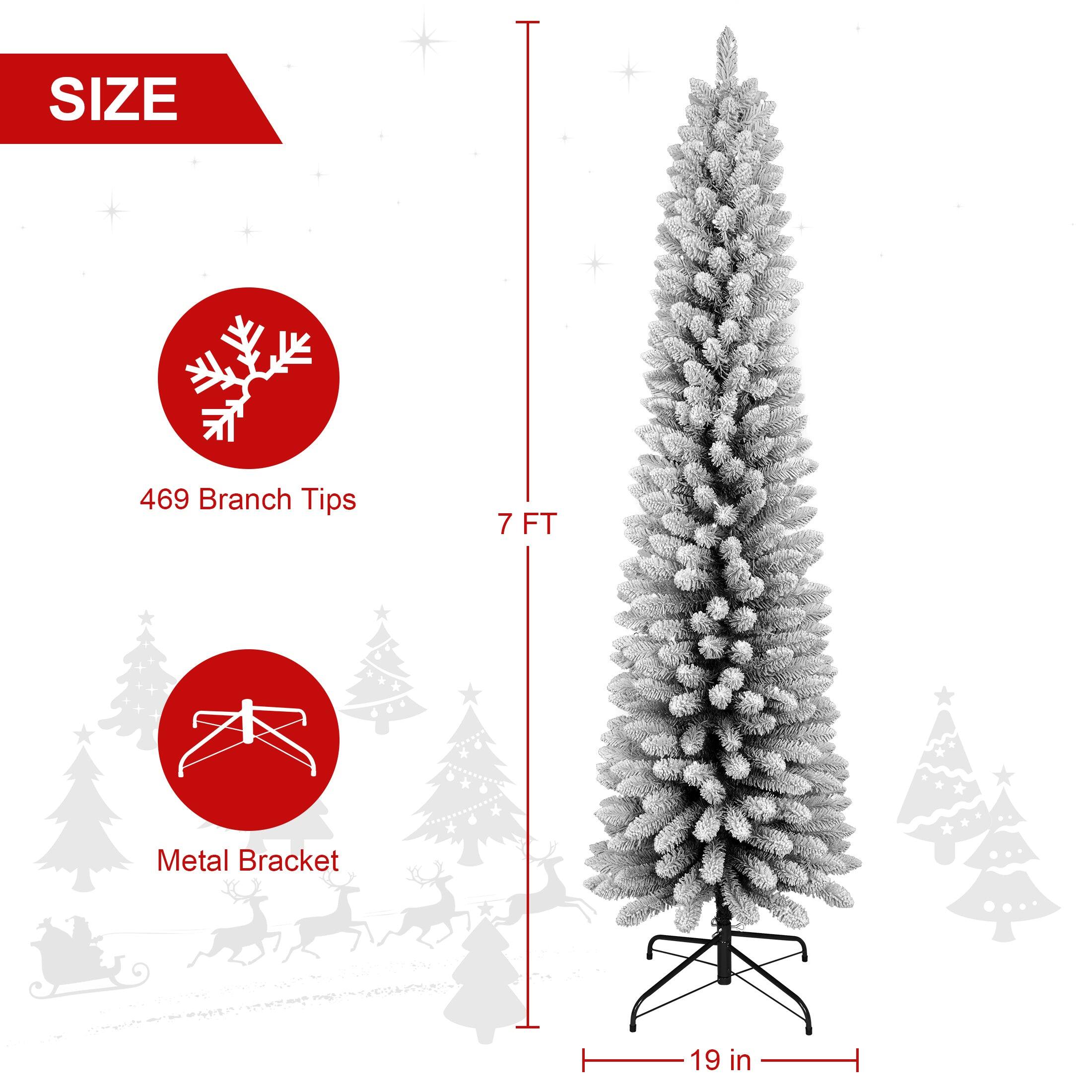 SIZE  
469 Branch Tips  
7 FT  
Metal Bracket  
19 in