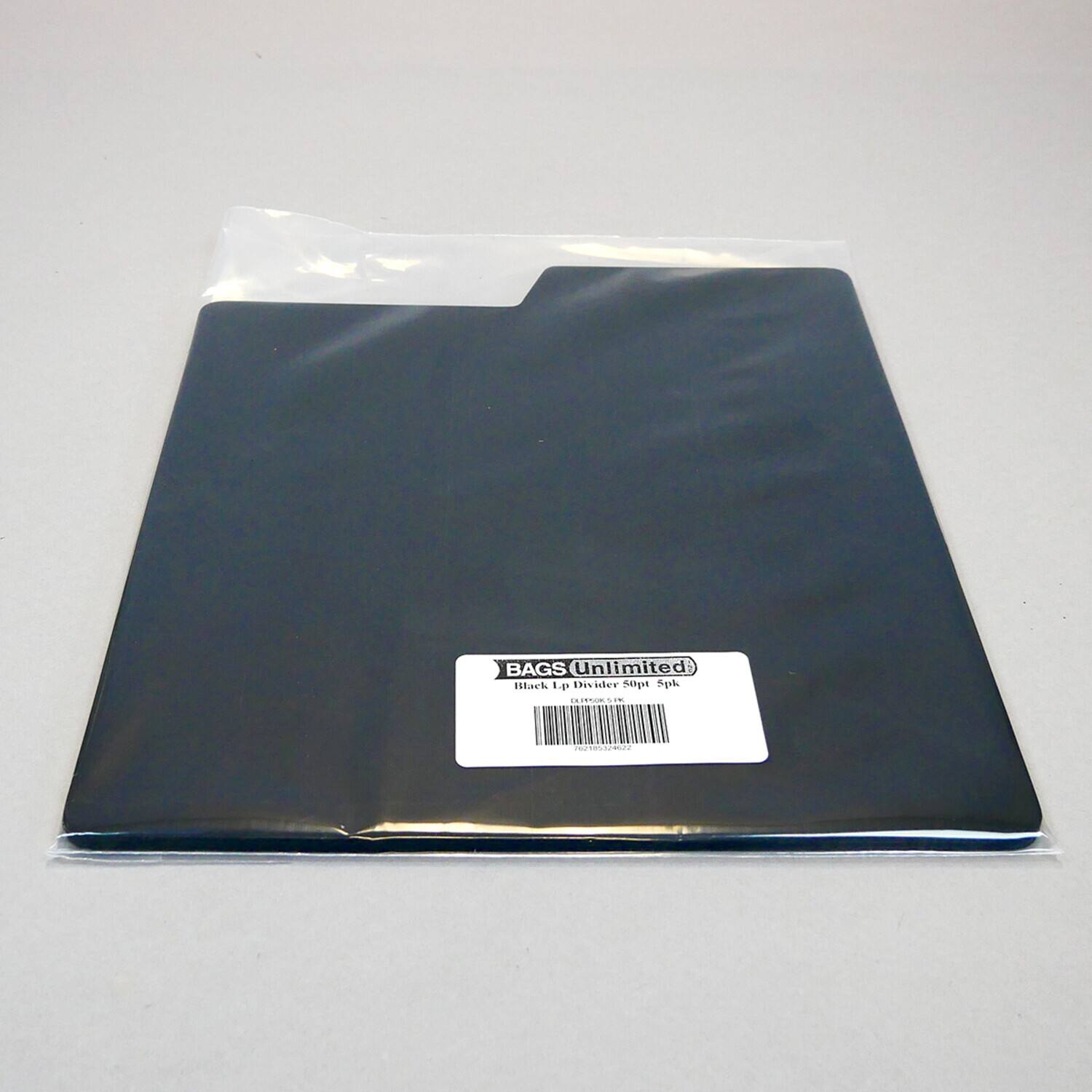 BAGS Unlimited  
Black Lp Divider 50pt Spk