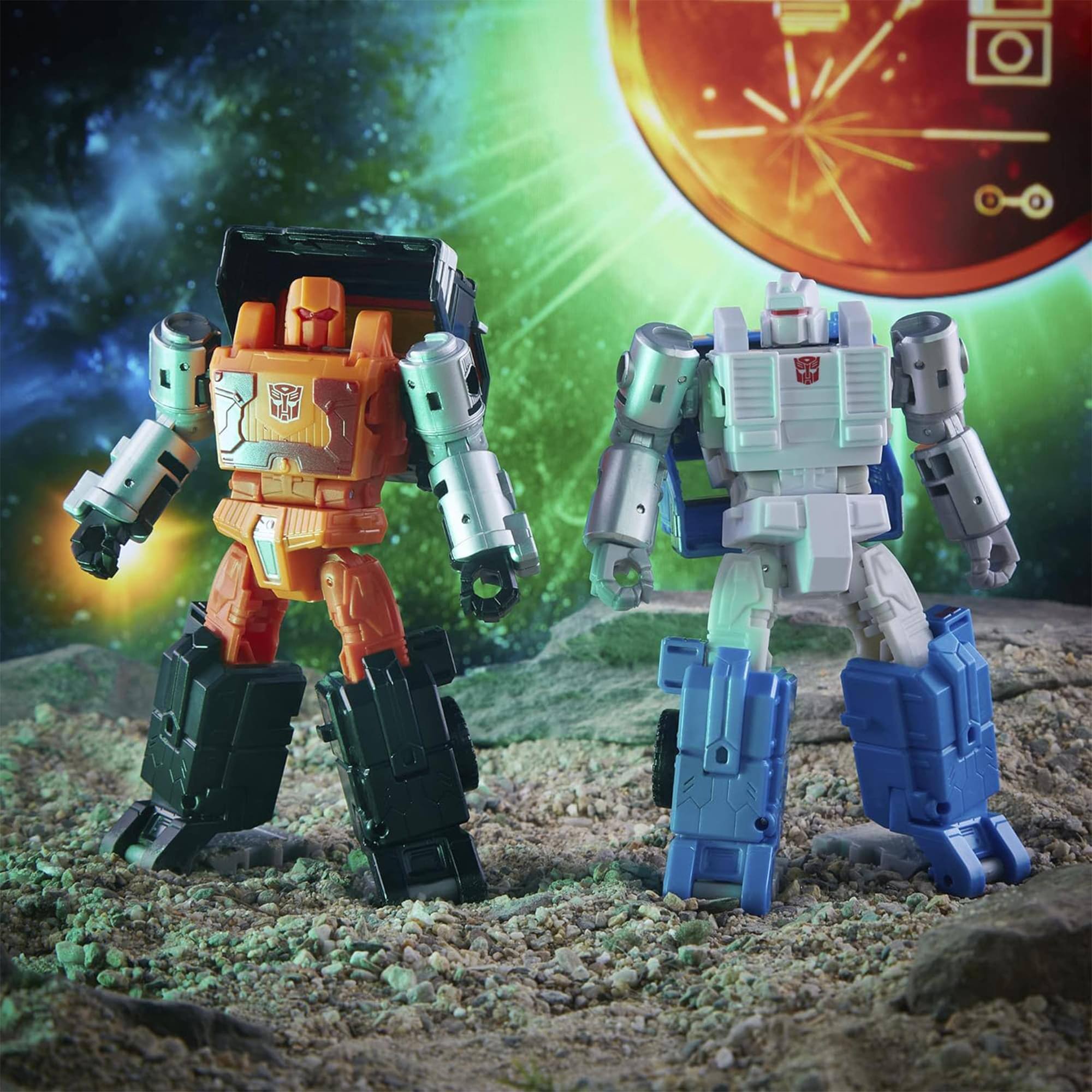 Alt View 3. Hasbro - Transformers Golden Disk Collection Road Ranger and Puffer - Multi-Colored.