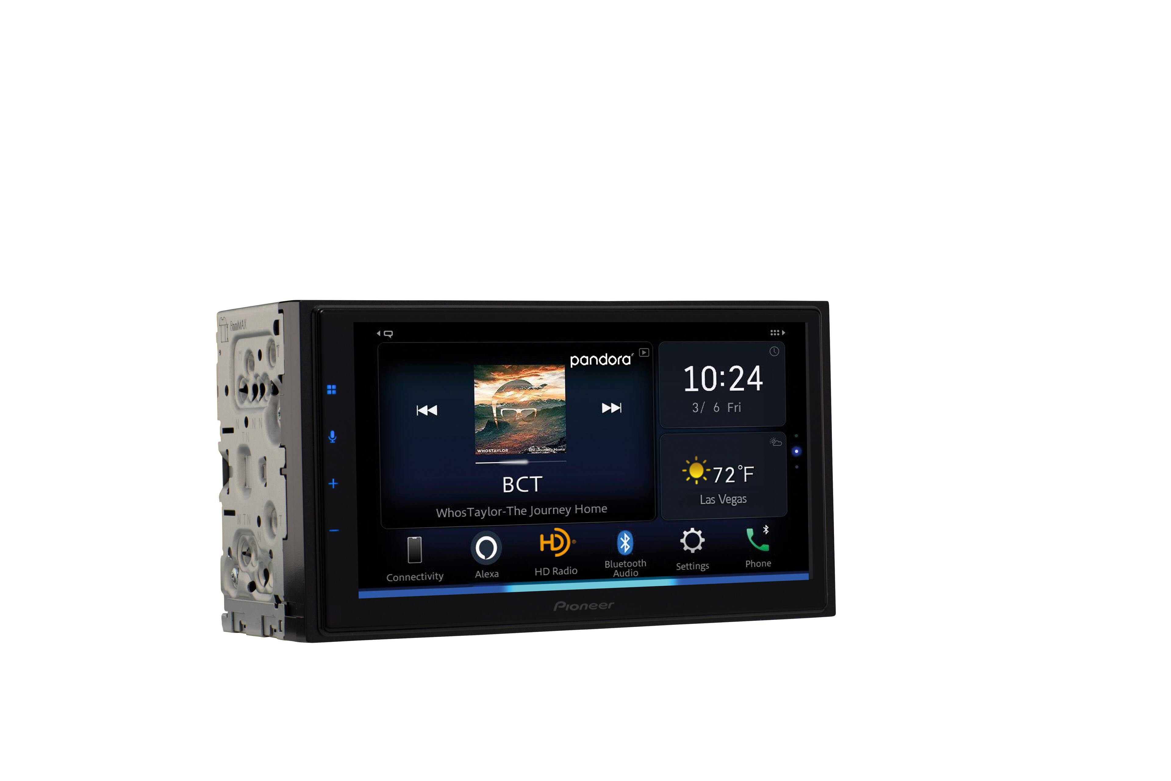 Alt View 18. Pioneer - 6.8" Android Auto and Apple CarPlay Bluetooth Digital Media (DM) Receiver - Black.