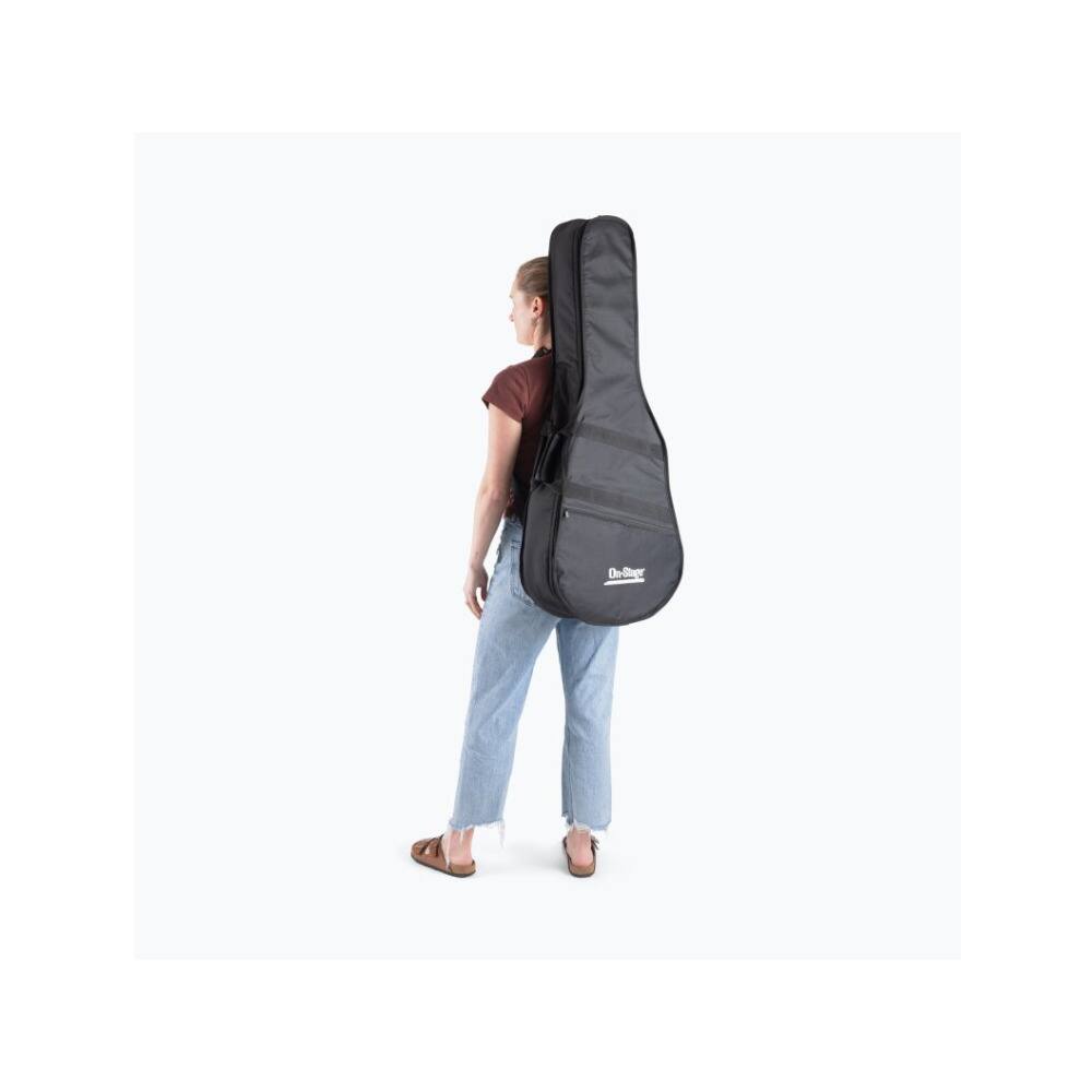 Left. On Stage Stands - On-Stage Economy Classical Guitar Bag (Black).