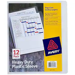 Avery - Heavyweight Sheet Protectors, 8.5" x 11", 12/Pack - Clear