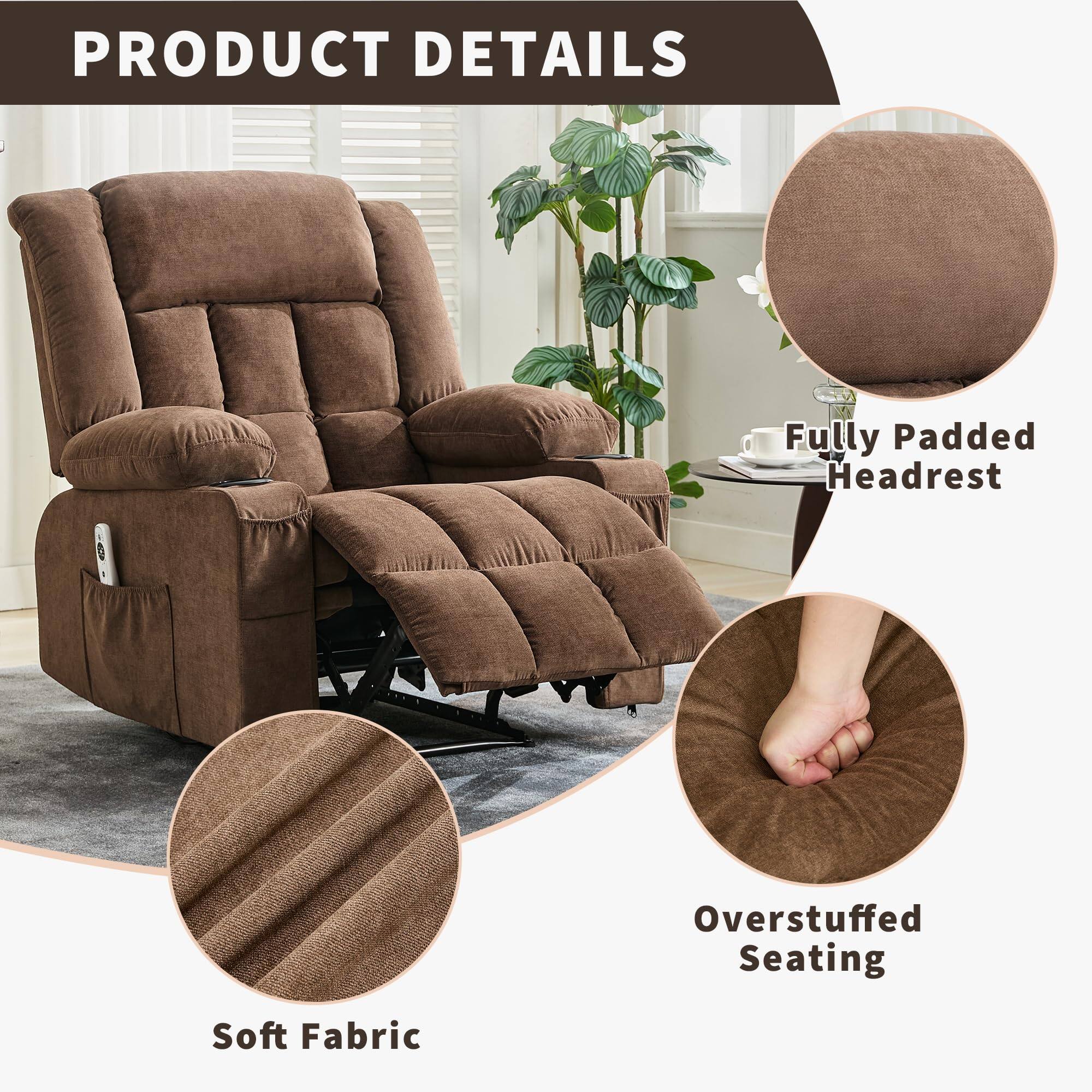 PRODUCT DETAILS

- Fully Padded Headrest
- Soft Fabric
- Overstuffed Seating