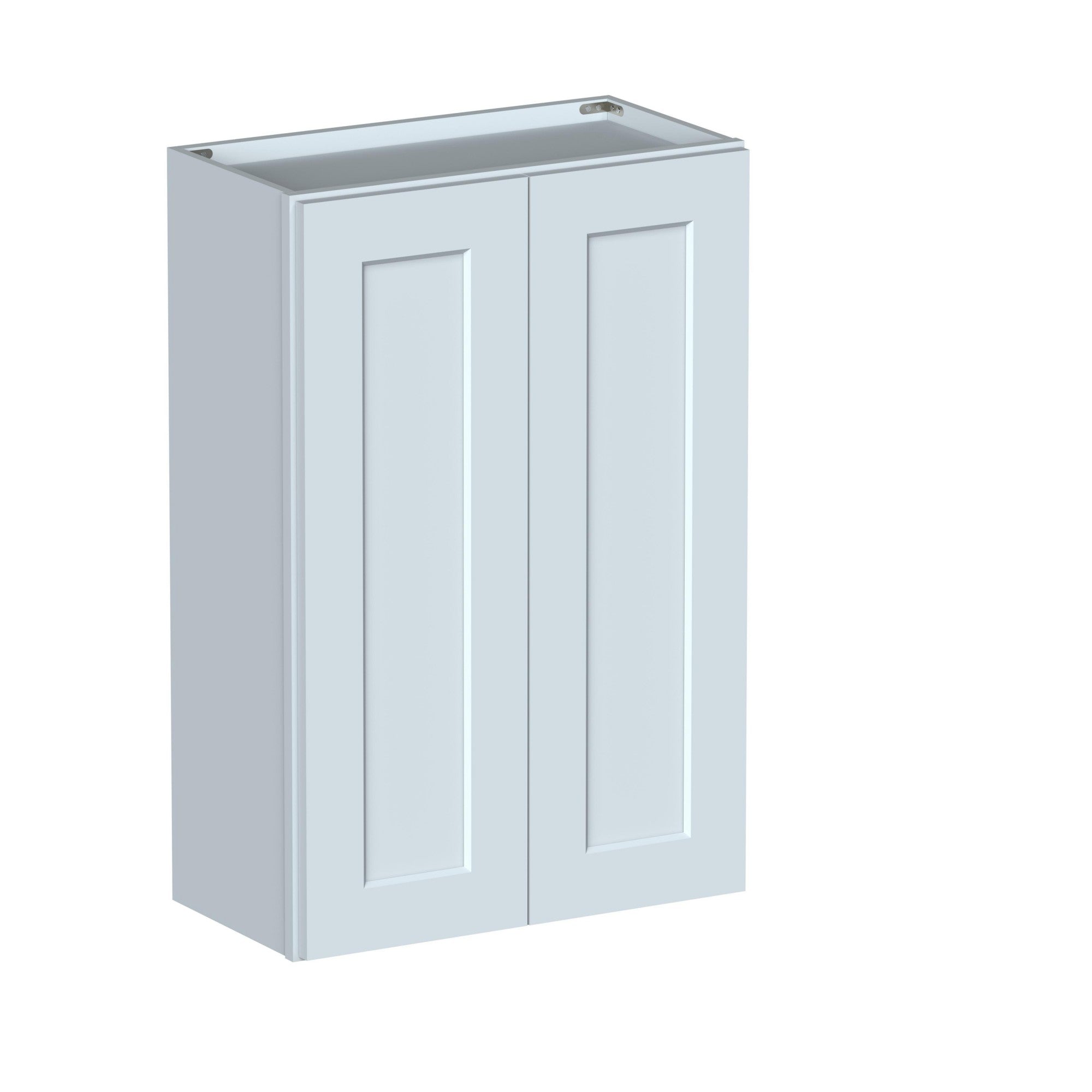 Alt View 1. Boyel Living - 24in.W x12in.D x36in.H Dove Gray WALL CABINET Fully assembled Cabinet With Two HDF Doors - Gray.