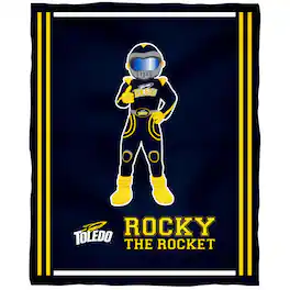 Vive La Fete - Toledo Rockets 36'' x 48'' Children's Mascot Plush Blanket - Multicolor