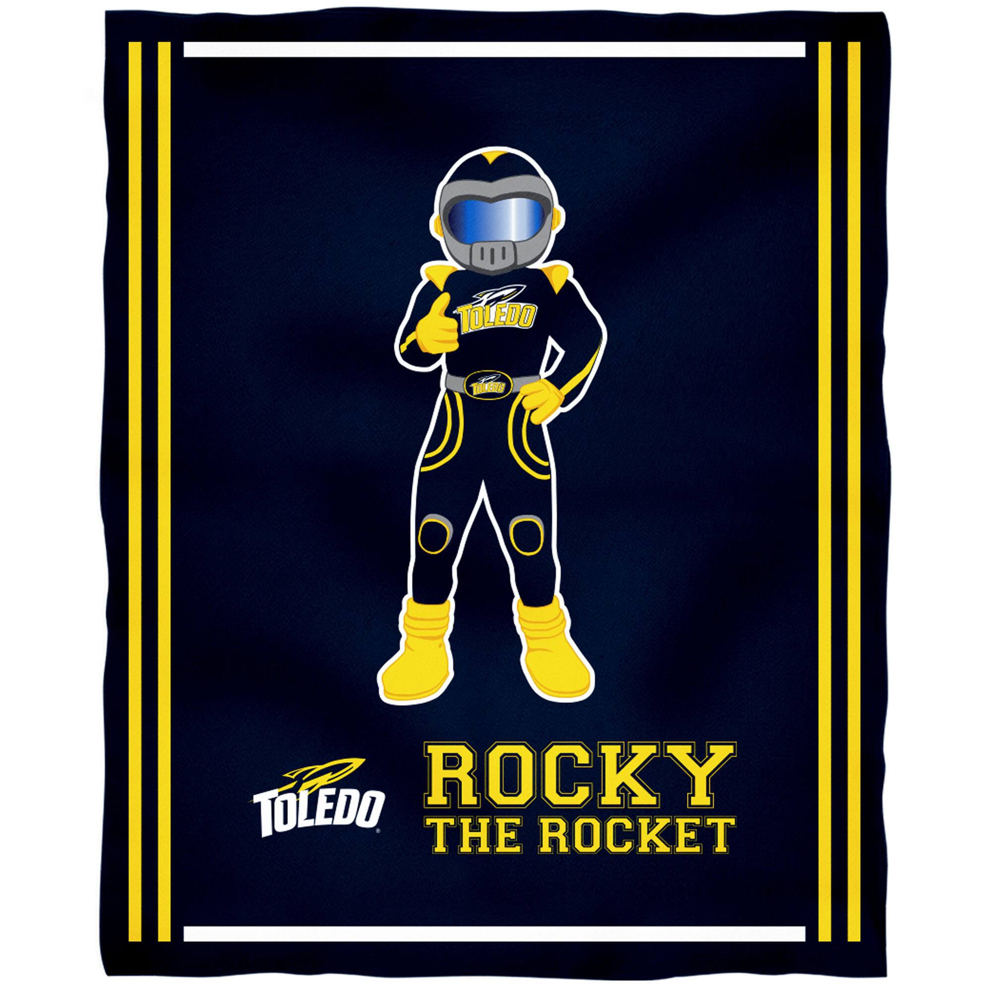 Vive La Fete Toledo Rockets 36'' x 48'' Children's Mascot Plush Blanket ...