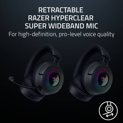 Razer Kraken V4 Wireless Over the Ear Gaming Headset for PC, Mac Razer Kraken V4 Wireless Over the Ear Gaming Headset for PC, Mac