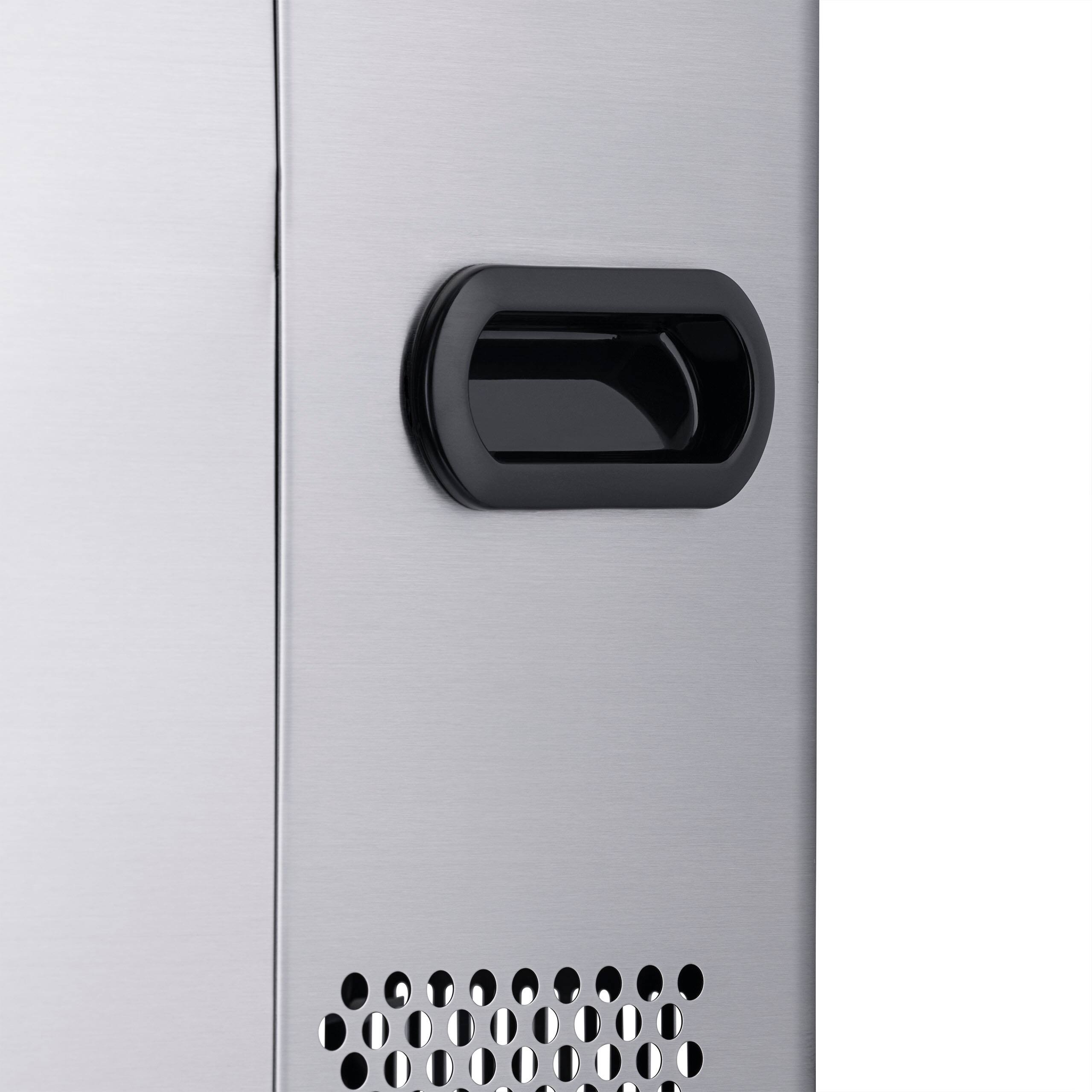 Alt View 18. NewAir - 50-lb Portable Ice Maker - Stainless Steel.