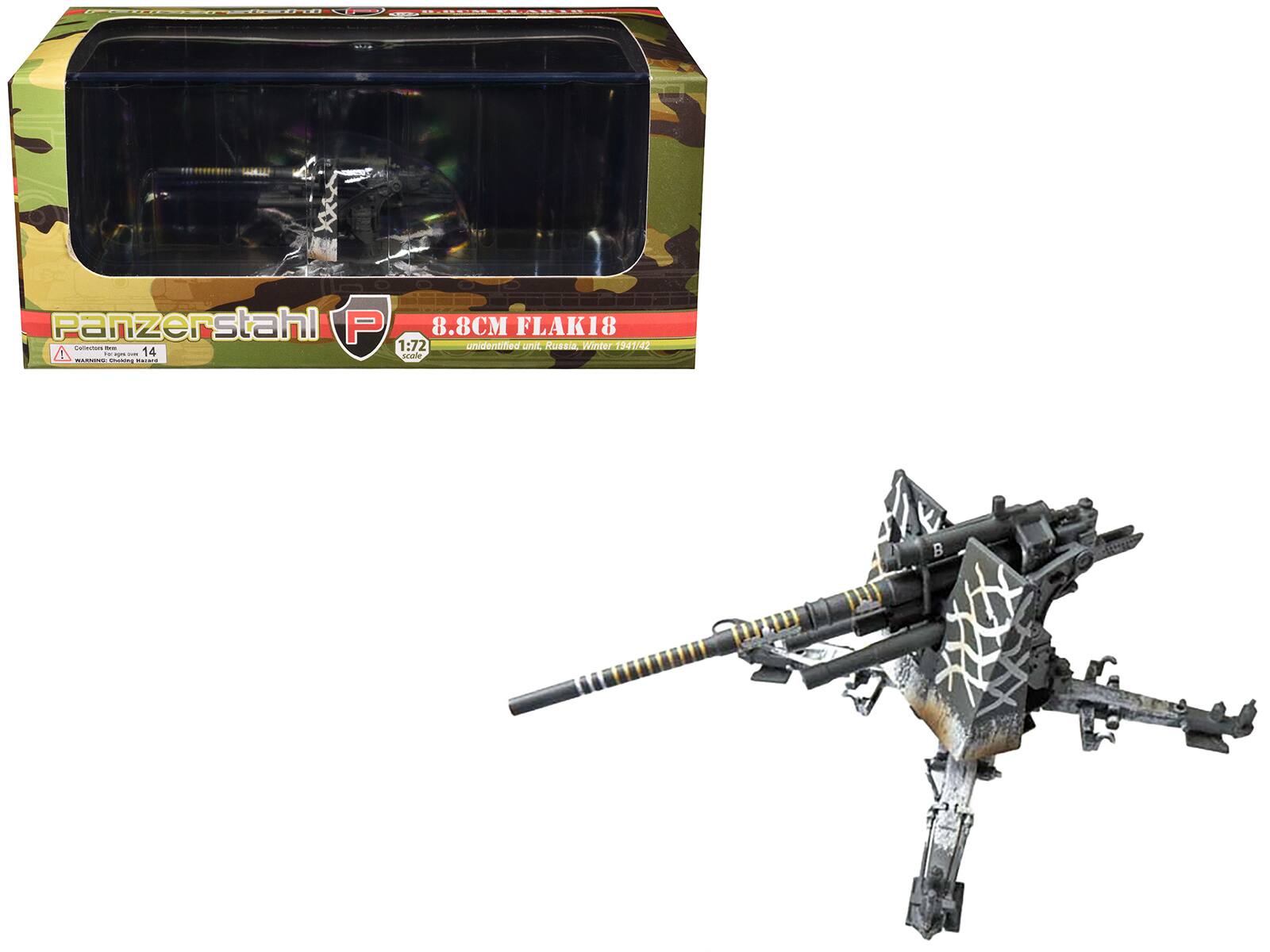 Panzerschloss P 8.8CM FLAK18 Cermium - 1:72 unidentified unit Russia, Winter 1941/42 - I 14 scale - COE I B