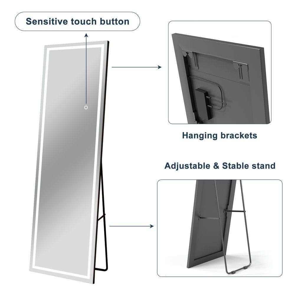 Sensitive touch button  
Hanging brackets  
Adjustable & Stable stand