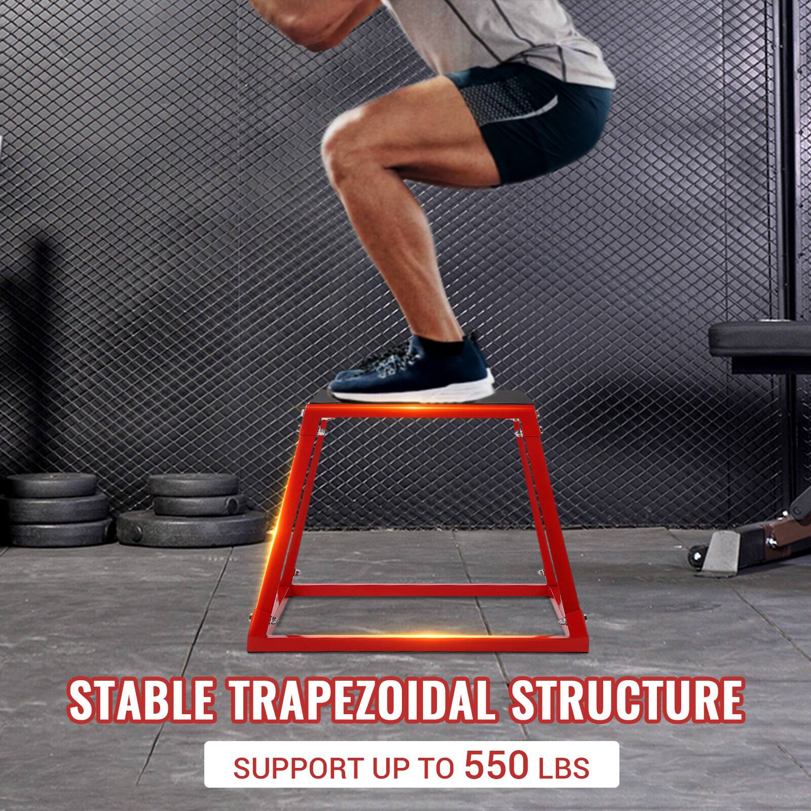 STABLE TRAPEZOIDAL STRUCTURE  
SUPPORT UP TO 550 LBS