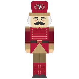 Fan Creations - San Francisco 49ers 31'' Nutcracker Leaner - Multicolor