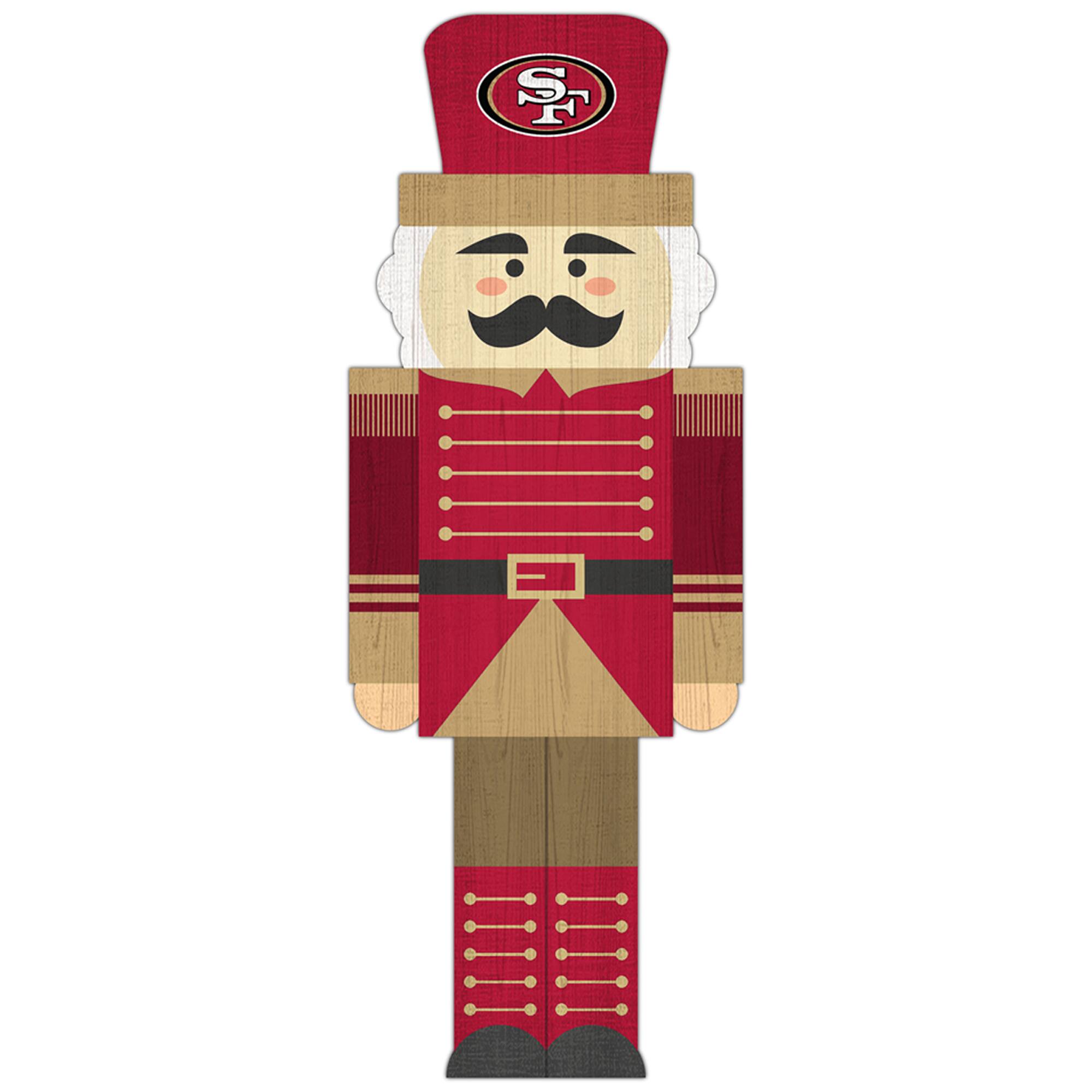 San Francisco 49ers 31'' Nutcracker Leaner