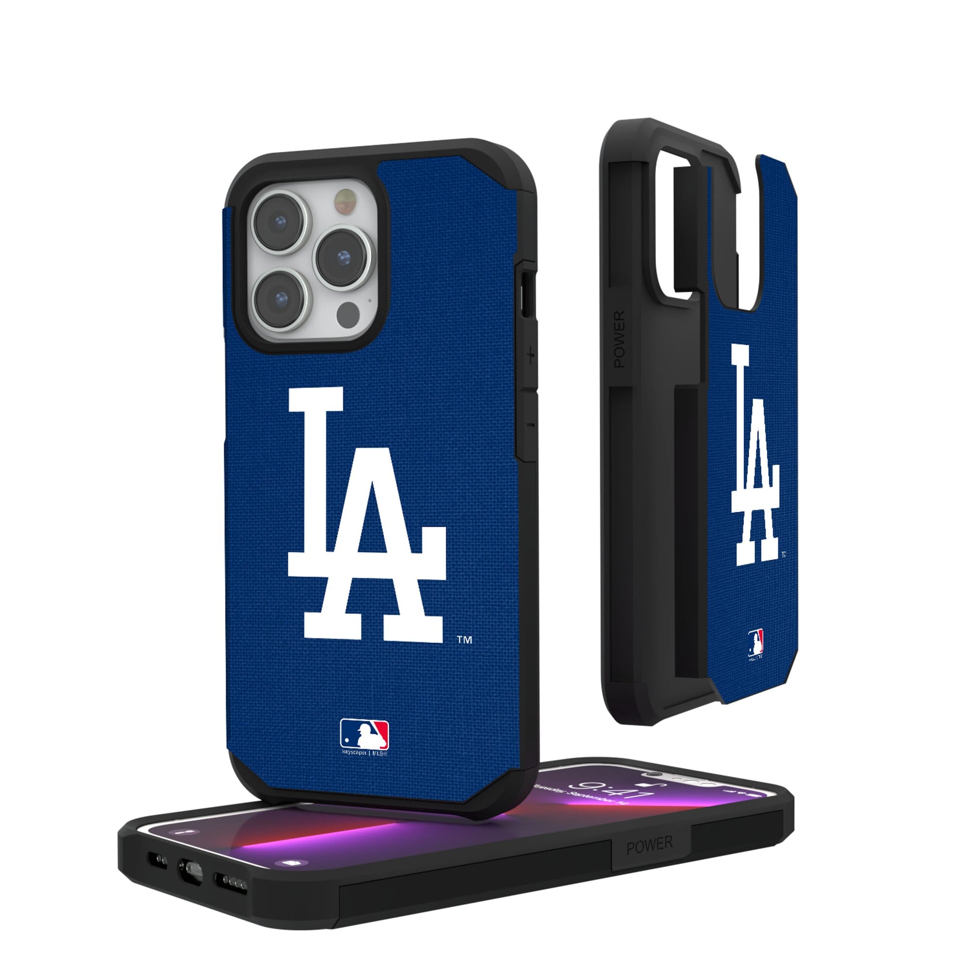 Keyscaper - MLB - Los Angeles Dodgers iPhone Solid Design Rugged Case - 15 - Multicolor price history on PriceWatchPro
