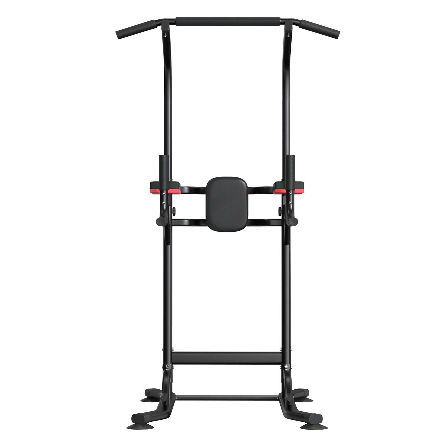 Alt View 1. Ainfox - Ainfox Power Tower Dip Station Pull-Up Bar for Home GymStrength Training Equipment for Pull-Ups, Dips, Push-Ups - black.