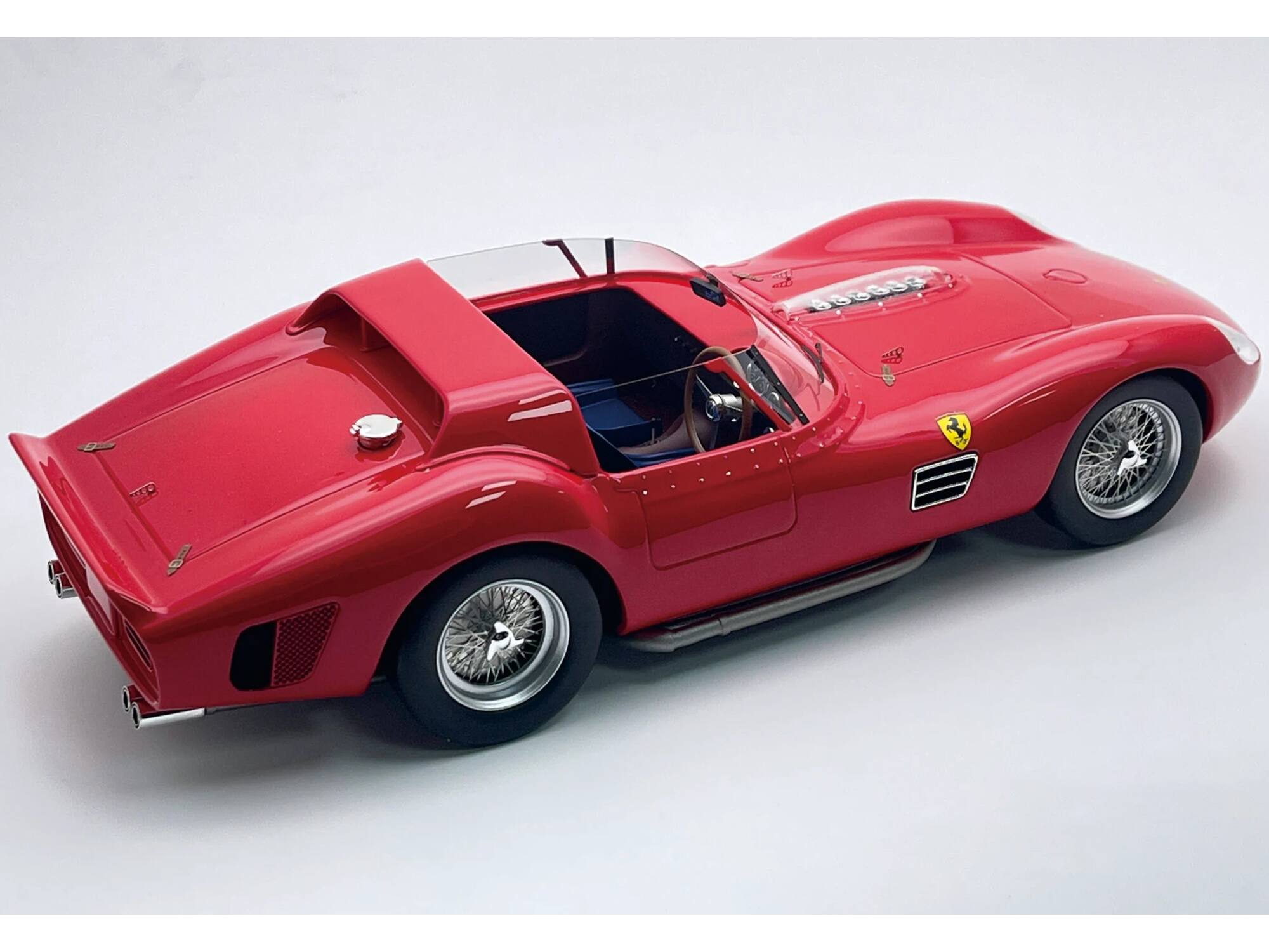 Alt View 1. Tecnomodel - Ferrari 330 TRI-LM "Press Version 1962" Rosso Corsa Red "Mythos Series" w/Display Case Ltd Ed 1/18 Model Car Tecnomodel.