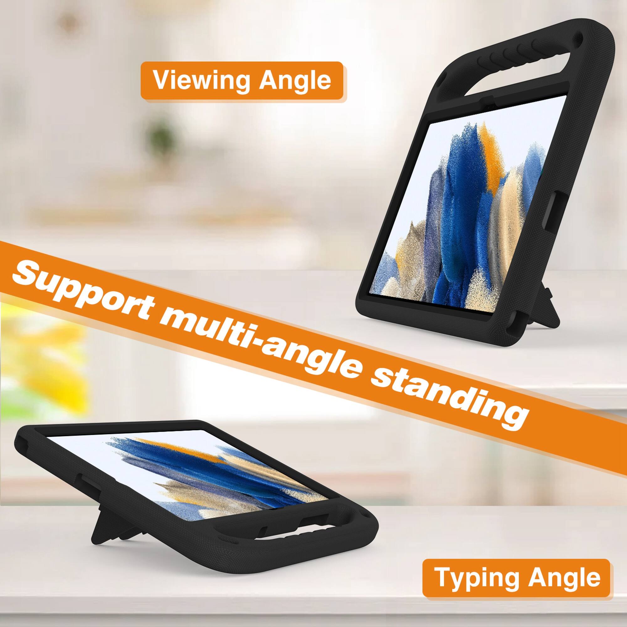 Viewing Angle  
Support multi-angle standing  
Typing Angle