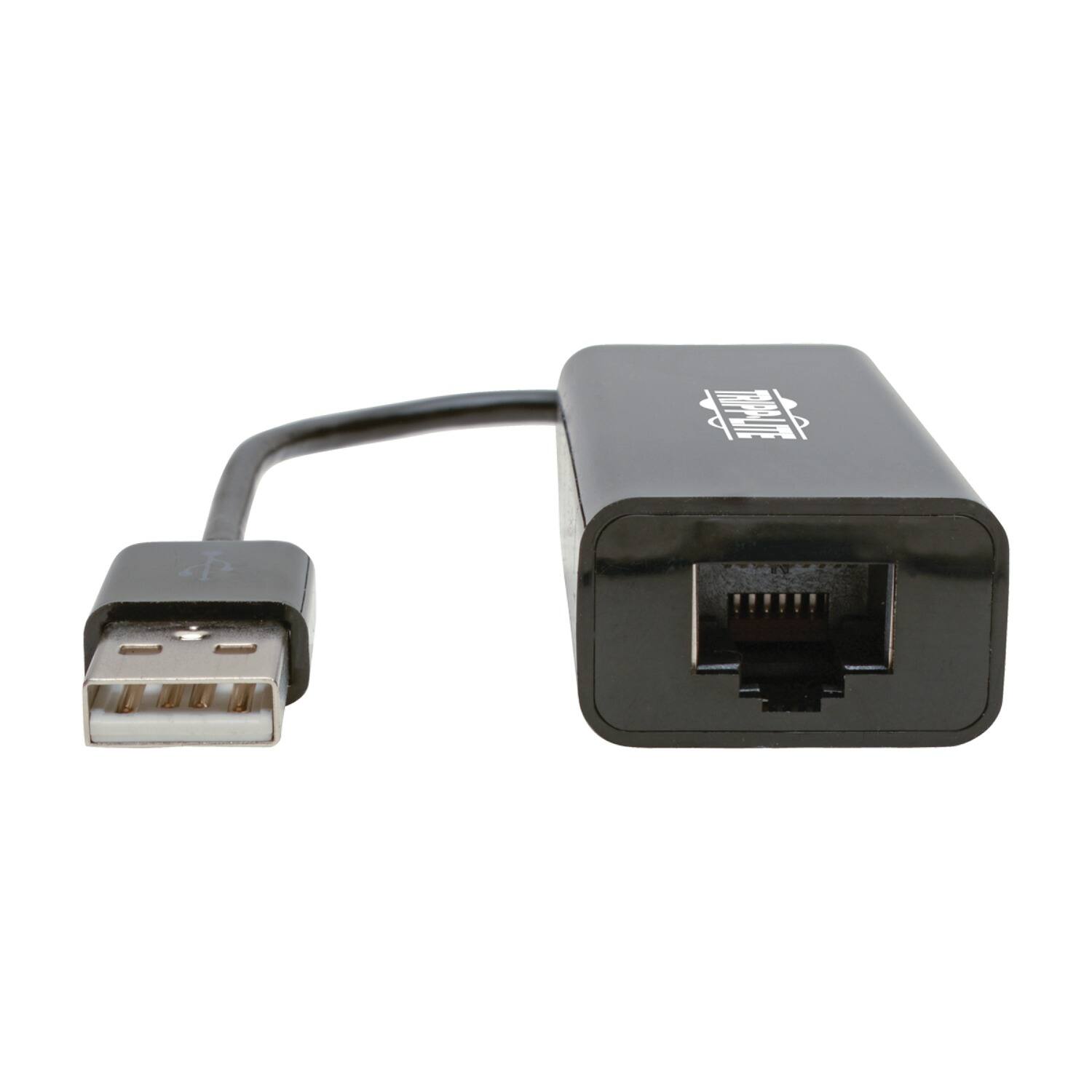 Left. Tripp Lite - USB 2.0 to RJ45 Ethernet NIC Network Adapter U236-000-R.