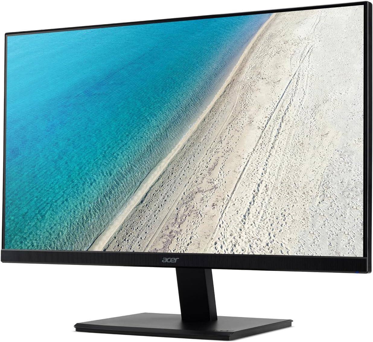 Left. Acer - Vero B247Y 23.8" LCD Monitor 100Hz 1920x1080 FullHD IPS 250Nit 4ms Response Time - Black.