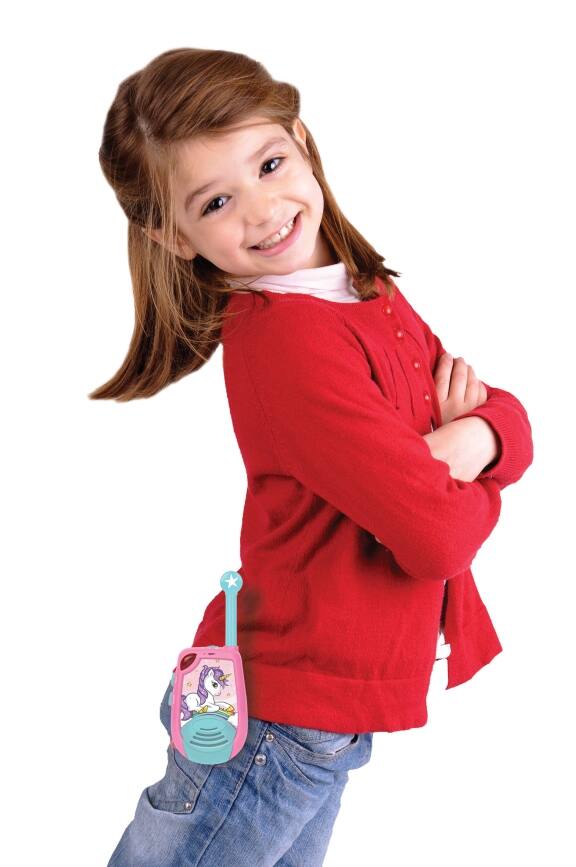Alt View 9. Lexibook - Unicorn Walkie-talkies up to 2km/1.3 Miles with Switch - PINK.