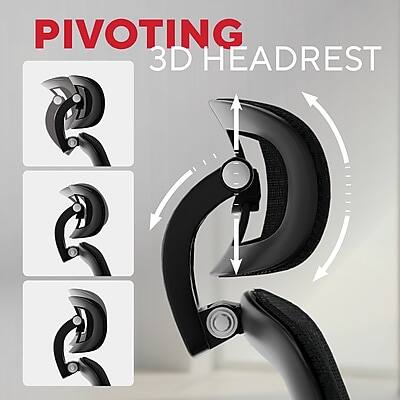 PIVOTING 3D HEADREST