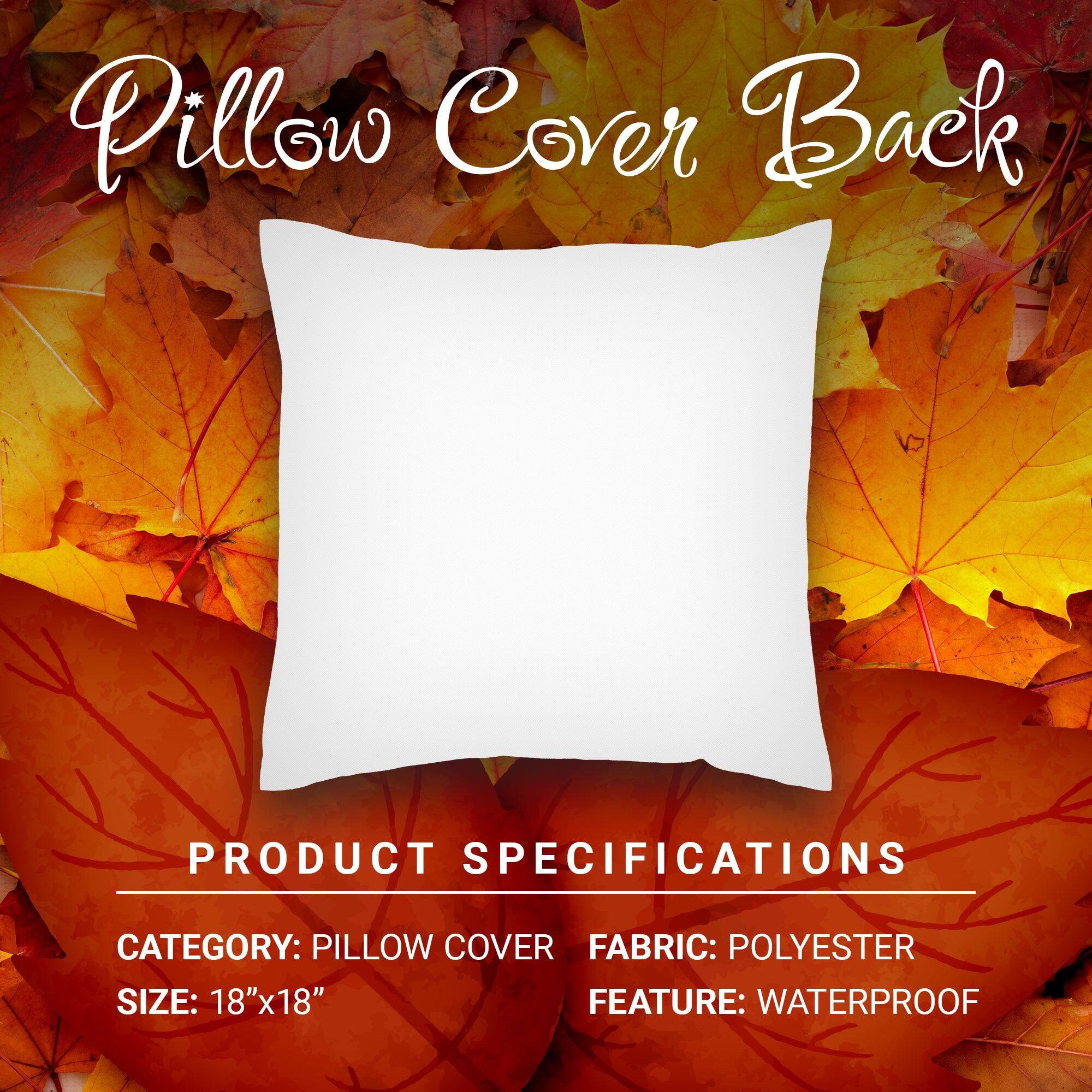 Pillow Cover Back

PRODUCT SPECIFICATIONS

CATEGORY: PILLOW COVER  
FABRIC: POLYESTER  
SIZE: 18"x18"  
FEATURE: WATERPROOF