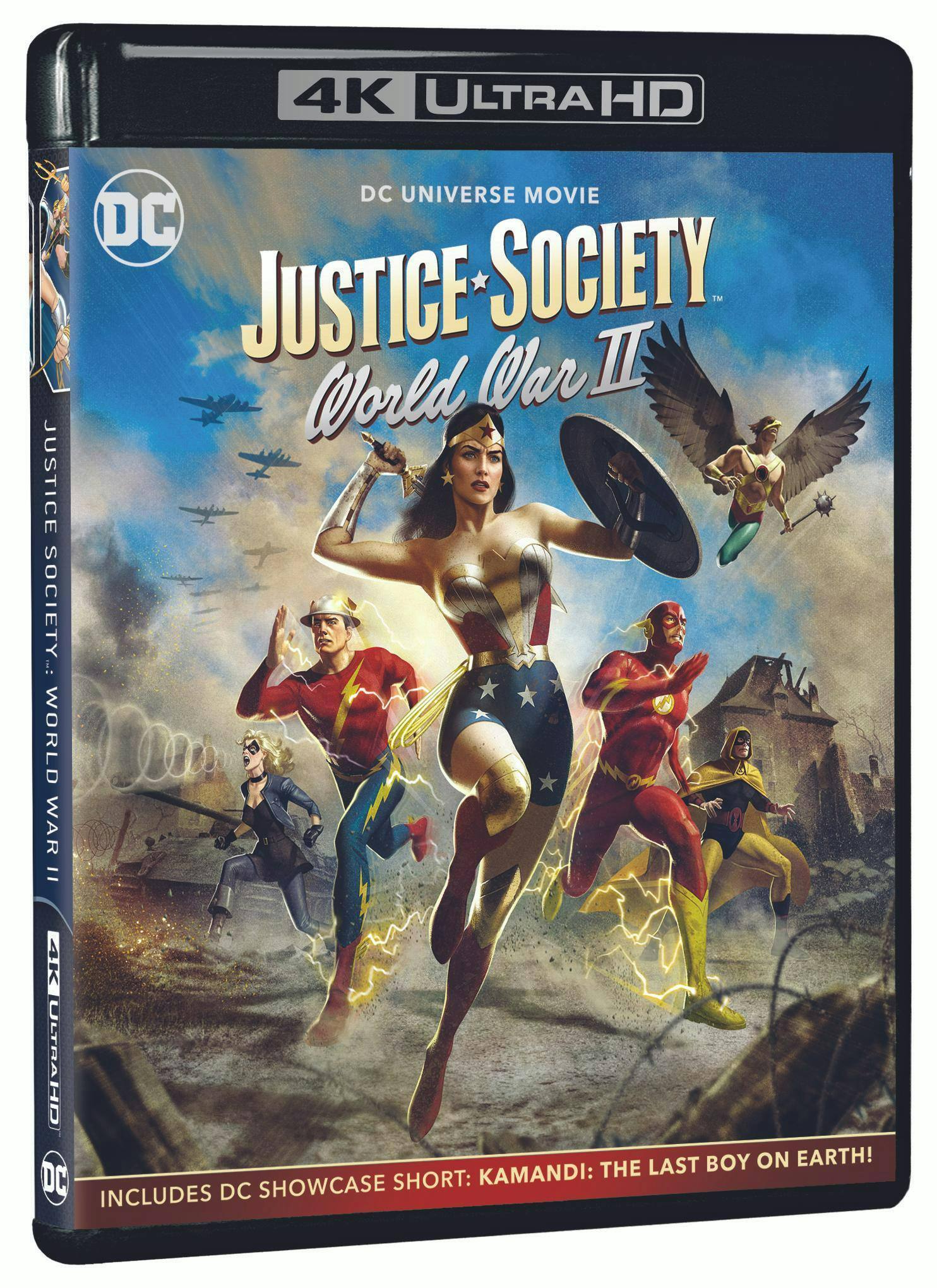 Angle. Justice Society: World War II   - 4K Blu-Ray.