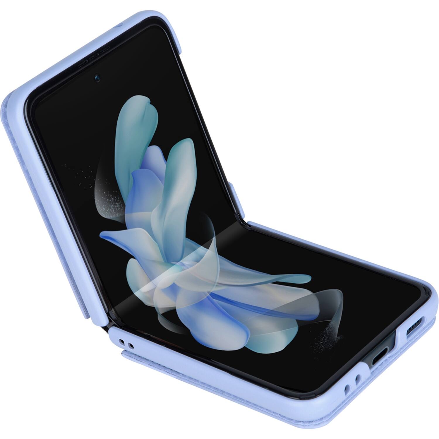 Alt View 14. SaharaCase - Leather Kickstand Case for Samsung Galaxy Z Flip5 - Lavender.