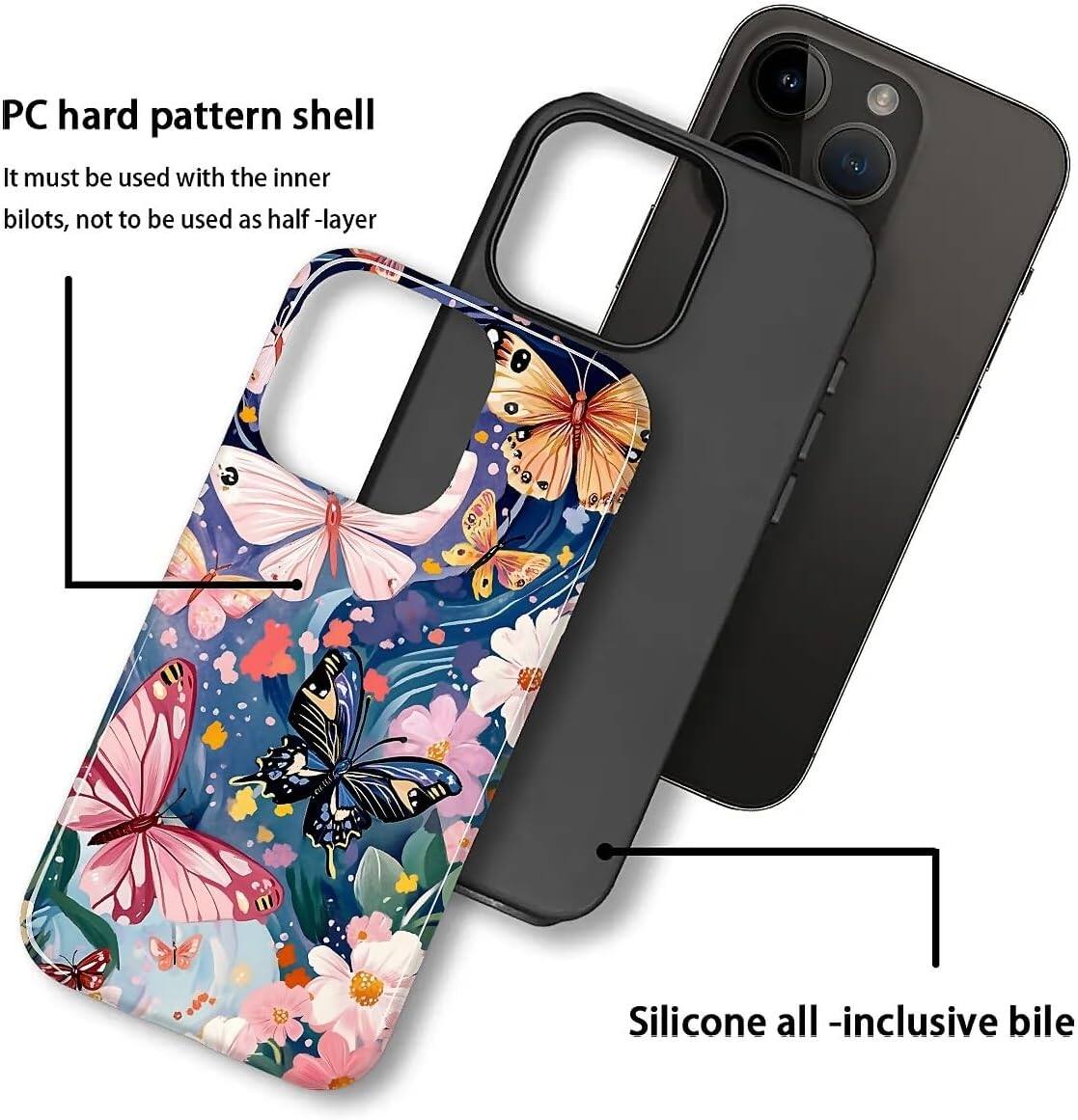 PC hard pattern shell  
It must be used with the inner bilots, not to be used as half-layer  

Silicone all-inclusive bile