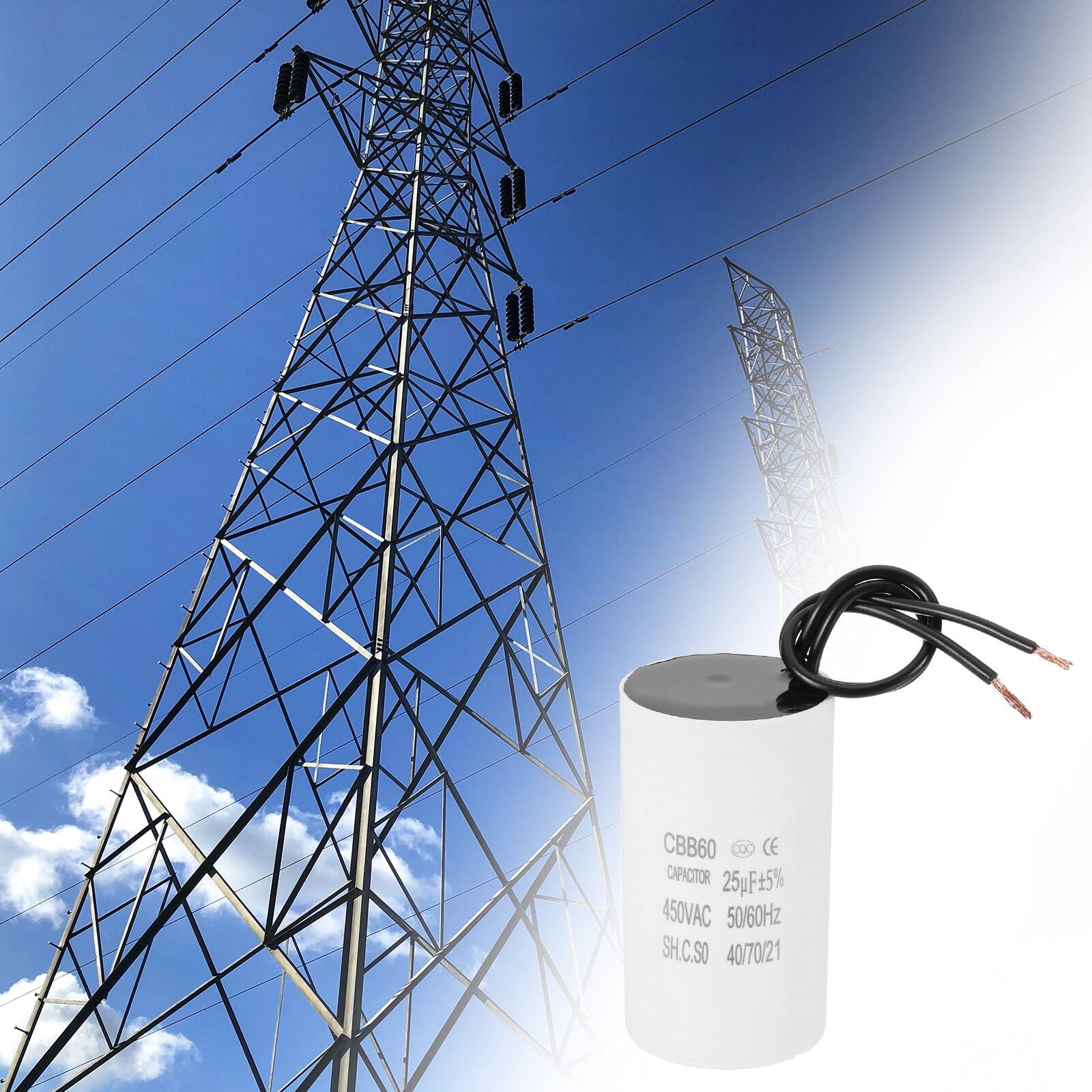 CBB60 .D0 CE CAPACITOR 25uF 5% 450VAC 50/60Hz SH.C.SO 40/70/21