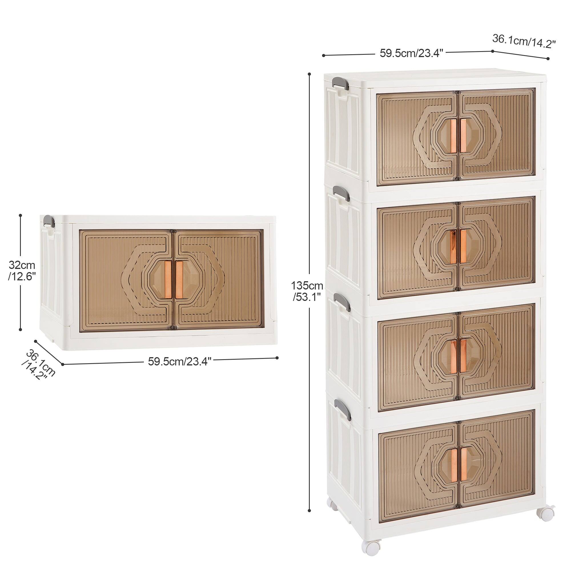 59.5cm / 23.4"  
36.1cm / 14.2"  
32cm / 12.6"  
135cm / 53.1"