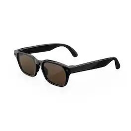 Adventurer - Smart AI glasses — Meta AI, 12MP Camera, Live Translate — Brown Lenses - Classic Black