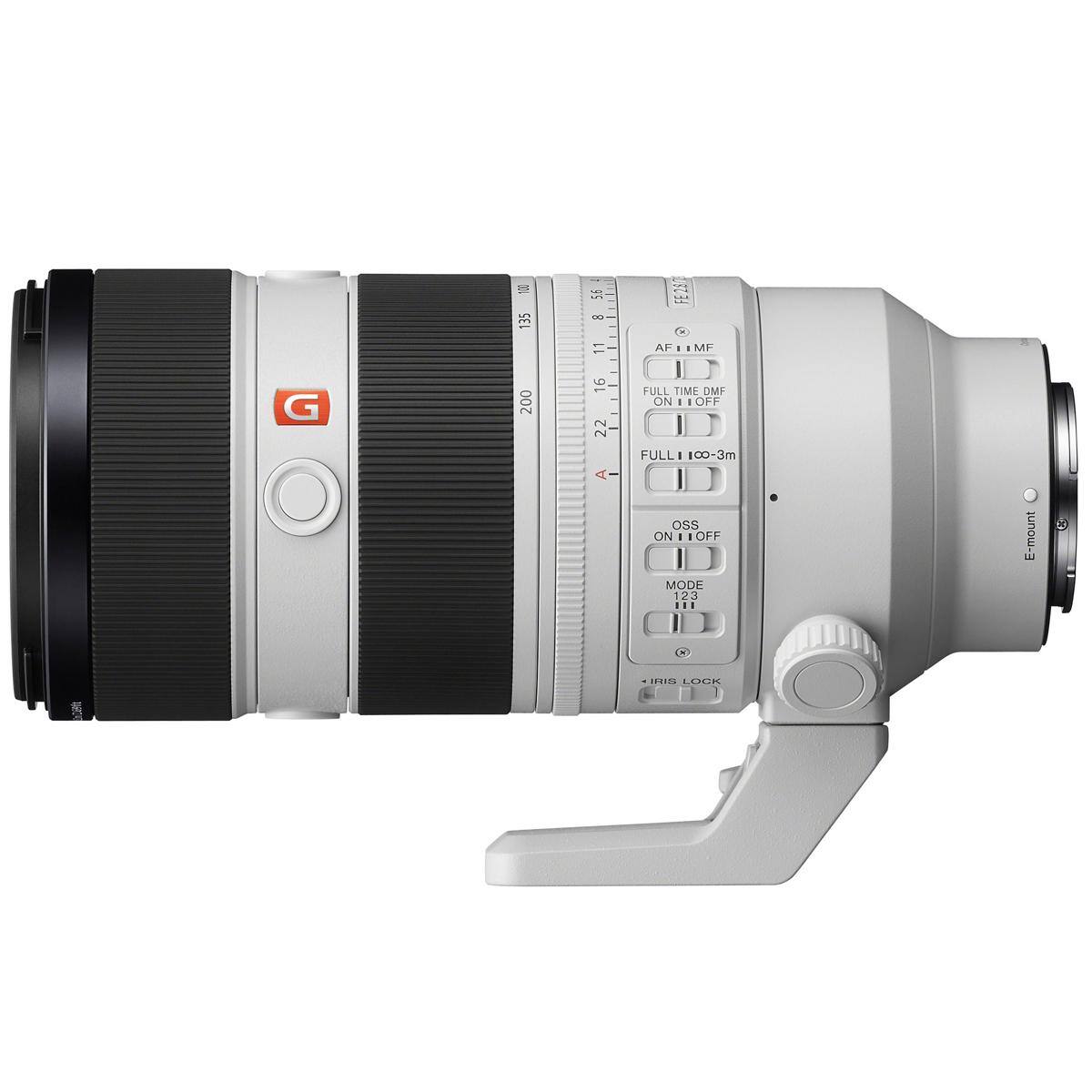 G t 135 200 5S -. 11 - 16 I - 22 A FE287 H e AF + MF FULL TIME DMF ON I OFF FULL I 100-3m OSS ON I OFF MODE 123 ... E-mount an LOKR