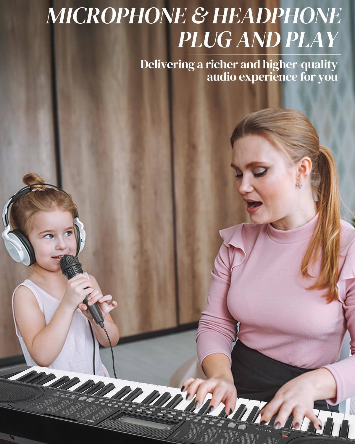 MICROPHONE & HEADPHONE PLUG AND PLAY  
Delivering a richer and higher-quality audio experience for you