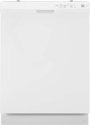 Insignia™ - 24” Front Control Built-In Dishwasher with DishSense™, ENERGY STAR Certification, and Operating Sound Level 52 dBA - White