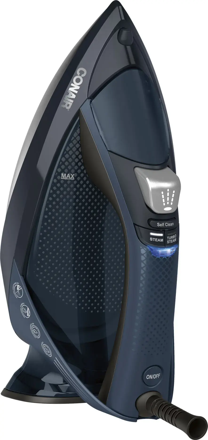 CONAIR MAX Self Clean STEAM TURBO STEAM 03 0 0 ON/OFF
