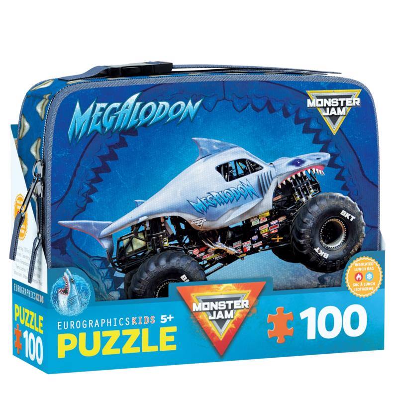 MONSTER MEGALODON MAL MESHLODON BKT BKT INSULATED LUNCH BAG C LAC A LUNCH ISOTHERME ENRGRAPHICSKIN MONSTER PUZZLE 5+ MAL EUROGRAPHICSKIDS KIDS 100 100 PUZZLE