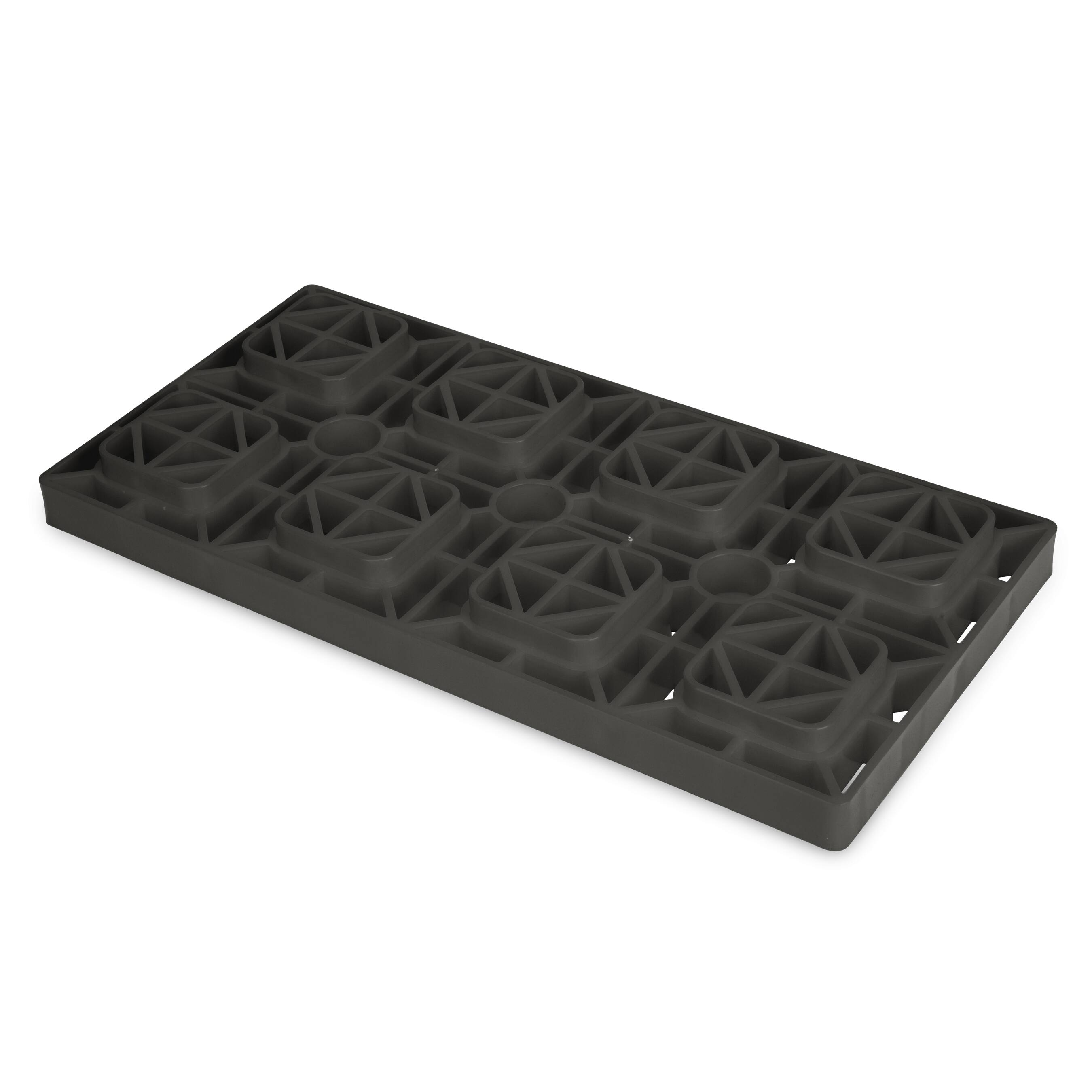 Alt View 10. Camco - Camco FasTen 4x2 Durable RV Camper Leveling Stabilizer Blocks for Dual Tires - Gray.