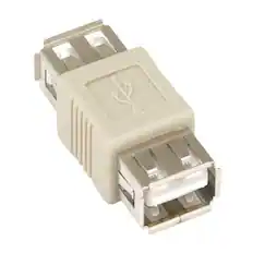 Front. Sanoxy - Sanoxy USB Type A Female to Type A Female Coupler - White.