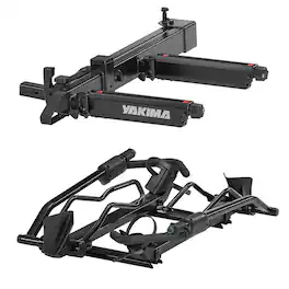Yakima - EXO SwingBase 2" Hitch Base Rack Storage System Bundled with EXO DoubleUp - Black