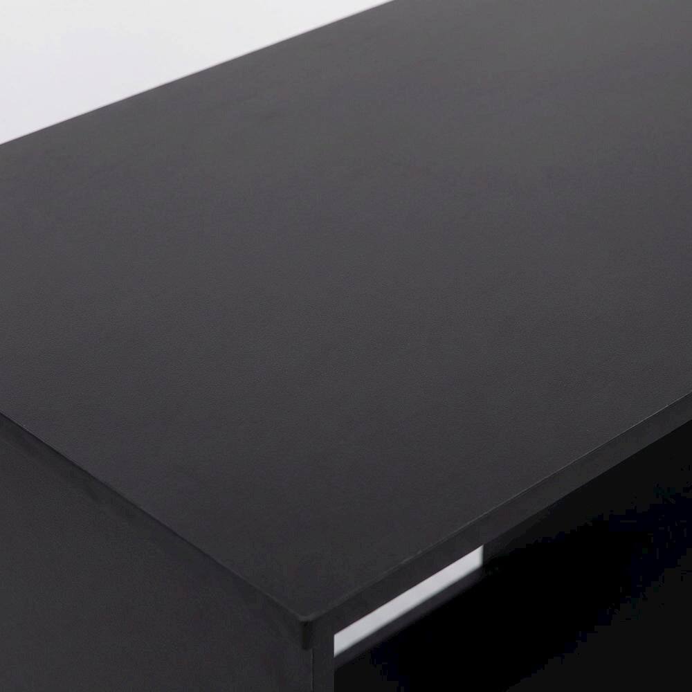 Alt View 1. BisonOffice - Black and Grey Computer Desk with Spacious Surface and Modern Design - Black/Grey/Black.