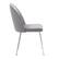 Alt View 13. CorLiving - Nash Velvet Channel Tufted Side Chair - Grey.