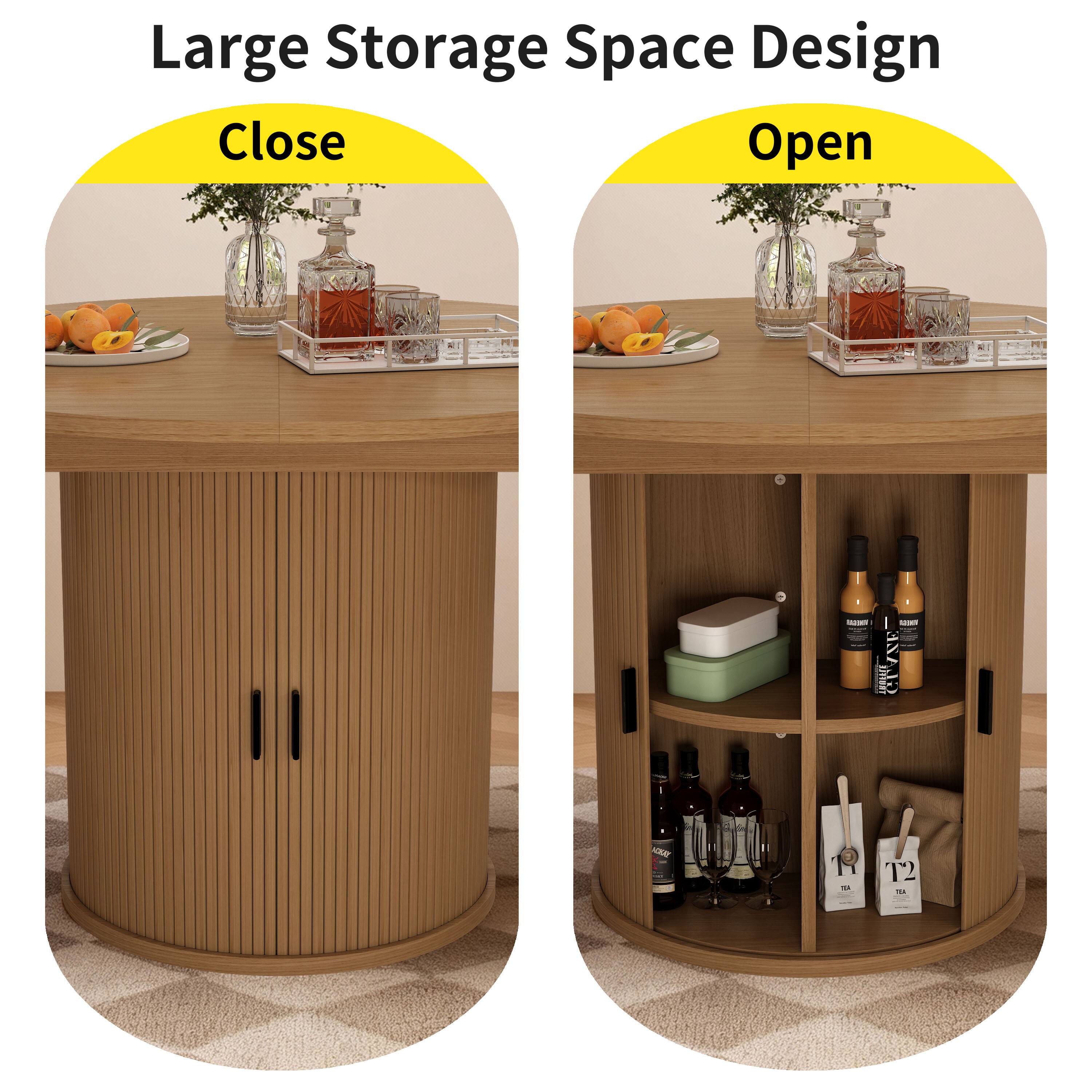 Large Storage Space Design  
Close | Open
