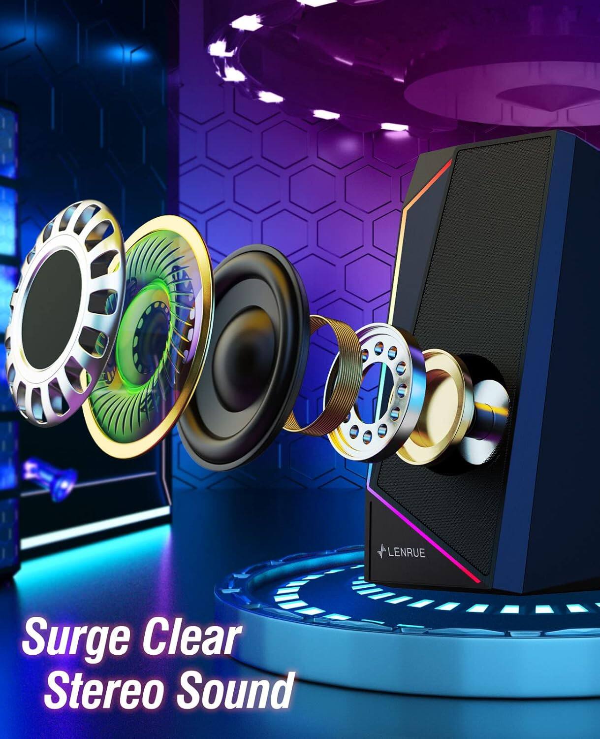 LENRUE  
Surge Clear Stereo Sound