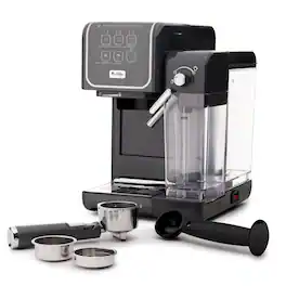 Mr. Coffee - One-Touch CoffeeHouse+ Espresso, Cappuccino, and Latte Maker, Grey - Gray