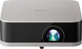 Epson - EF-30 Full HD 1080p Personal Lifestyle Projector, Dolby Audio, Google TV, HDR, 3LCD, 350 Lumens Color & White Brightness - Silver