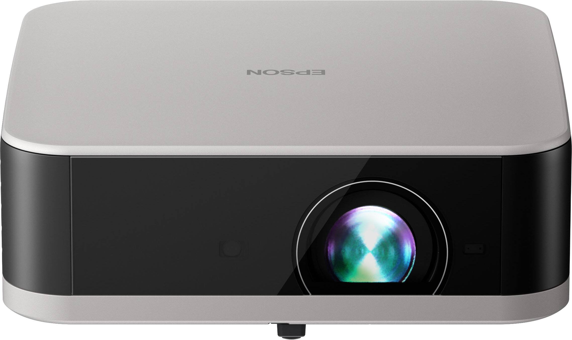 Front. Epson - Epson EF-30 Full HD 1080p Personal Lifestyle Projector with Dolby Audio, Built-In Google TV, HDR, 3LCD - Silver.