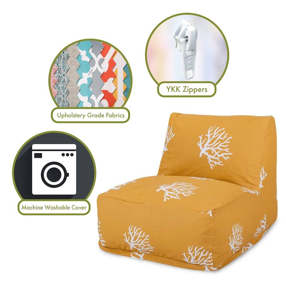 - Upholstery Grade Fabrics
- YKK Zippers
- Machine Washable Cover