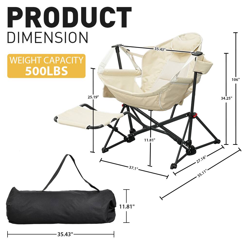 PRODUCT DIMENSION
WEIGHT CAPACITY 500LBS
106"
25.19"
34.25"
11.81"
37.1"
11.81"
27.16"
55.11"
35.43"