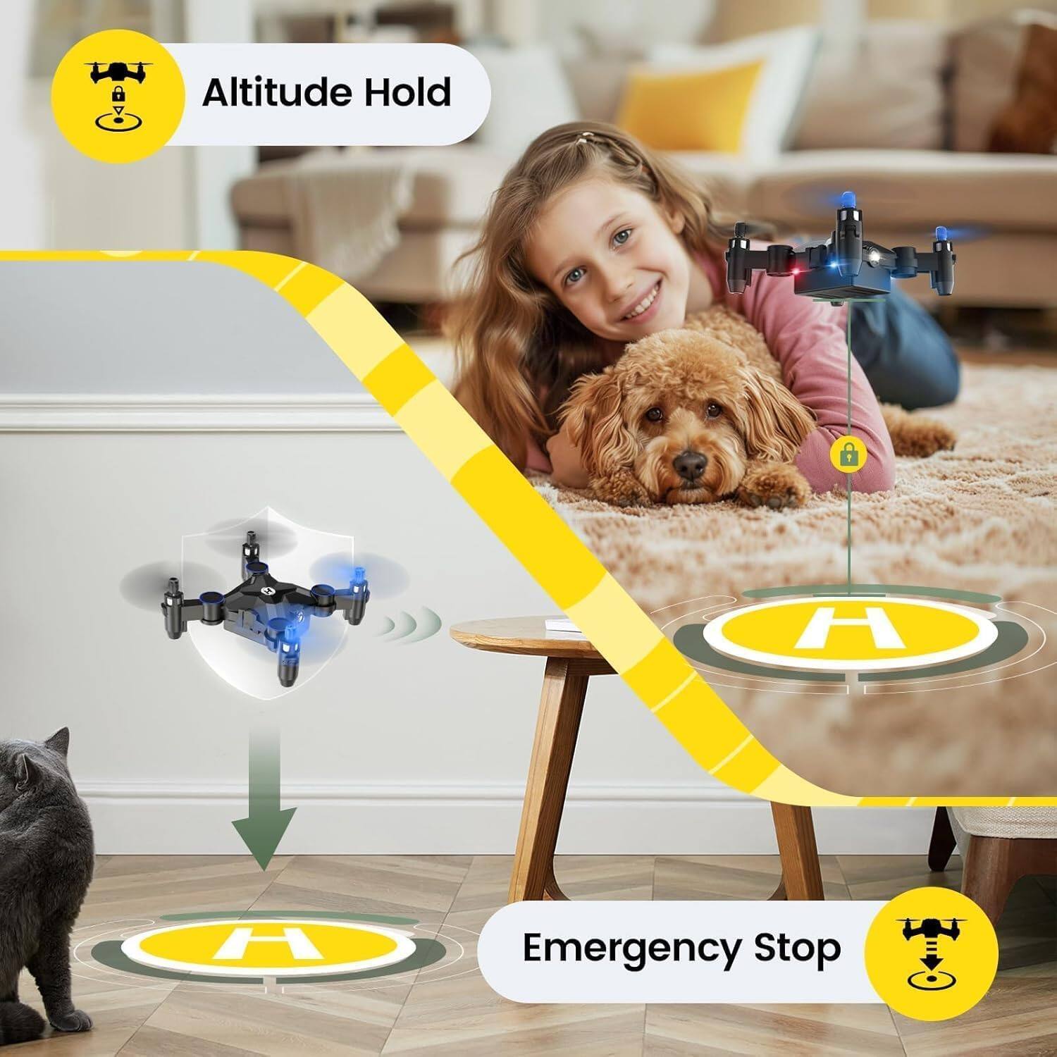 Altitude Hold

Emergency Stop